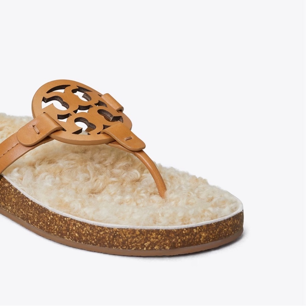 NIB Tory Burch Miller Cloud Shearling - Picture 2 of 9